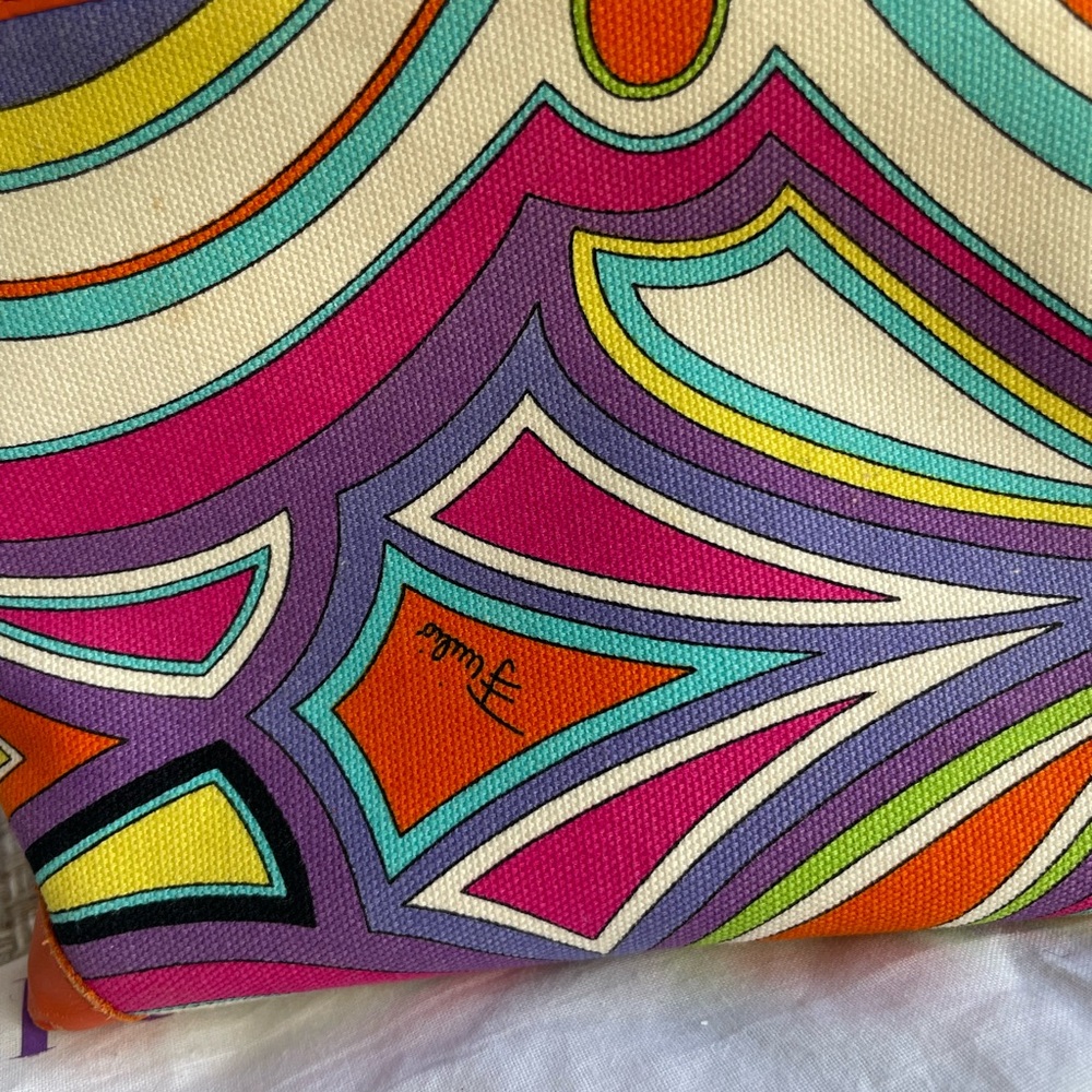 Emilio Pucci Colorful Abstract Clutch - Picture 2 of 8